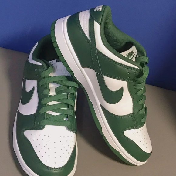 Nike Dunk Low shoes GS white green - Picture 3 of 6